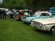 Cars in line